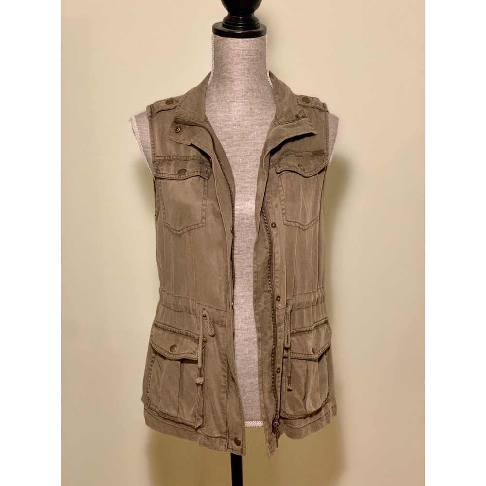 Max Jeans Army Green Vest XS